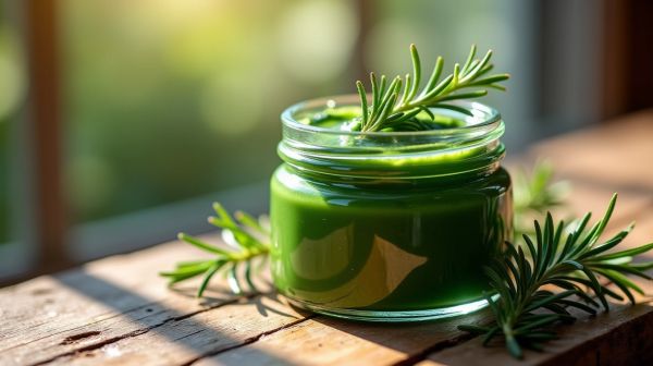 Une spiruline artisanale en brindille comme aliment santé