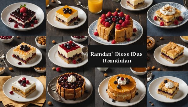 Idées de desserts sucré-salé pour le Ramadan