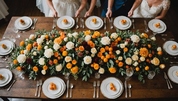 L'art de la table pour un mariage sucré salé