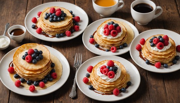 Idée créative: transformez vos crêpes sucrées en dessert gourmet